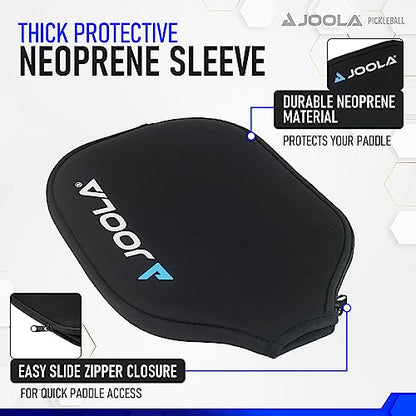 JOOLA Universal Pickleball Paddle Cover - Neoprene Sleeve Fits All Pickleball Paddles - Accessory for Standard, Wide, & Elongated Rackets - Covers Paddles Up to 8.5" Wide, 16.5" Long