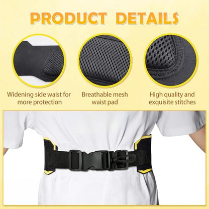 Sportout Volleyball/Soccer Training Equipment, Solo Trainer, Adjustable Waist Belt for Kids & Adults - color: yellow-new