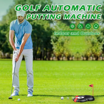Golf Ball Automatic Putting Return Cup, Training Putting Indoor/Outdoor Aid, Golf Cup Putting Machine, Suitable for Practicing at Home, Yard, Office, Party