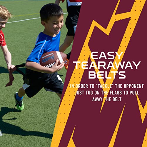 Franklin Sports NFL Team Flag Football Sets - Belts + Flags - Kids + Adults - Fits Up to 36" Waist - NFL Licensed