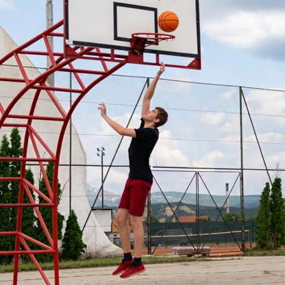 Aoneky Size 7 Rubber Basketball for Men & Teens - Official Game Size, Indoor/Outdoor Use with Air Pump for Courts, Driveways, Practice & Training - style: Style 1