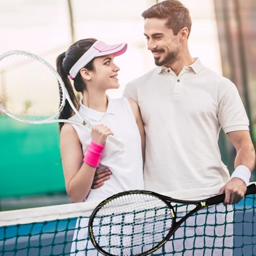 Tennis Rackets - Super Value Set with Pre-Strung, Comfortable Handle, 27'' Tennis Racquet for Beginner, Includes 4 Tennis Balls, 2 Overgrips and 2 Tennis Bag