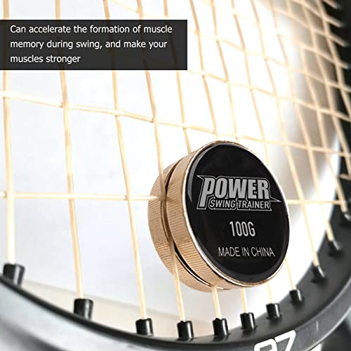 Tennis Racket Swing Weight Training Aid, Increase Hitting Force Correct Motion and Build Muscle Memory with 100g Weight for Fast Swing Speed