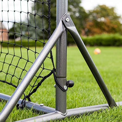 FORZA Soccer Rebound Wall (12ft x 6ft or 16ft x 7ft) | Dual-Sided Soccer Rebounder | Freestanding Spring-Loaded Soccer Rebound Net | Soccer Training Equipment - size: 12 x 6
