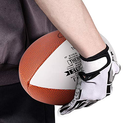 KWOOD Custom Personalized Football Gift for Son, Engraved Leather Indoor/Outdoor Football with Pump & Carrying Bag, Christmas Birthday Graduation Gift for Grandson Son Daughter