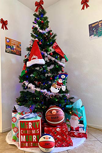 BMP Basketball Size 7 - Suitable for Male and Female Basketball Players Aged 13 Years and up - Official Weight Specifications with a Circumference of 29.5 (75cm)