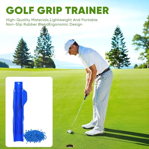 Golf Grip Trainer, Golf Training Aid, Easy To Carry to the Practice Area, Grip Trainer Club to Help Train Correct Hand Position, Golf Accessories Improve Your Swing Rhythm