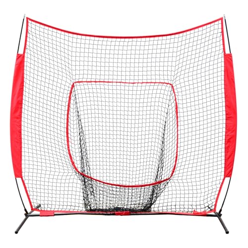 Hikeen Baseball Tees - Batting Tee with Portable Tripod Stand for Softball Hitting Training, Includes Carrying Bag - style: net