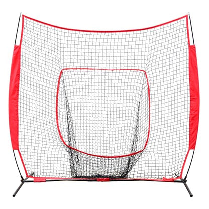 Hikeen Baseball Tees - Batting Tee with Portable Tripod Stand for Softball Hitting Training, Includes Carrying Bag - style: net