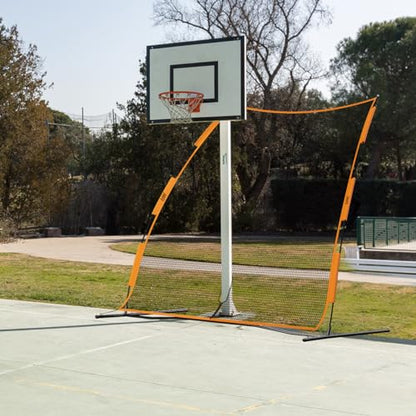MR Basketball Defense Return Net, Basketball Yard Guard Defensive Net, Sports Defender Net, Adjustable Return Net, Backstop Net Portable Barrier Net, Rebounder Safety Backstop Barricade