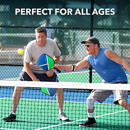 HAJIMARI Outdoor & Indoor Pickleball Balls - 3 Pack of 40-Hole Outdoor Pickleball Balls with Tube | USAPA Approved Pickleball Balls for Competitive Play | Official Pickleball Balls Size 74mm / 26g (Yellow)