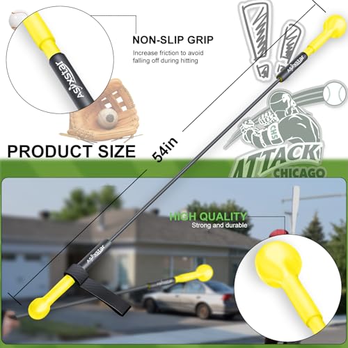 Baseball Hitting Trainer,Baseball Training Equipment, Baseball Batting Practice Equipment Baseball and Softball Hitting Stick - style: Softball Baseball Practice Equipment