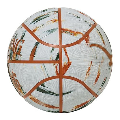 Spalding Basketball Basic No. 7 Rubber Marble - color: white