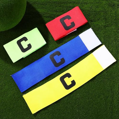 Sosoport Sports Captain Arm Signs 8 Pcs Football Team Armbands Fine Craftsmanship for Soccer Football Games
