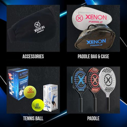 X Platform Tennis Balls by Xenon, Bright Yellow for High Visibility, Superb Durability, APTA Approved, 2 Balls per Sleeve - size: 1 Sleeve - 2 Balls, style: Championship Edition