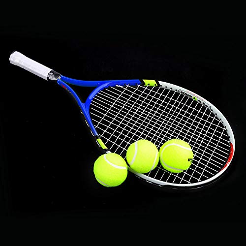 Adult Tennis Rackets, Mid Weight Tennis Racquet for Men and Women College Students Beginner Tennis Racket - color: Blue