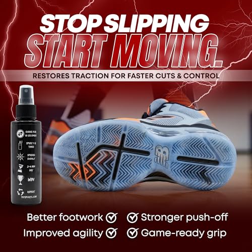 Advanced Grip Spray Elite Sticky Spray for Football Gloves, Basketball Shoes, Golf & Baseball Pro Bat Tack & Stick Grip for Max Traction Long-Lasting Pine Tar Alternative 4 OZ