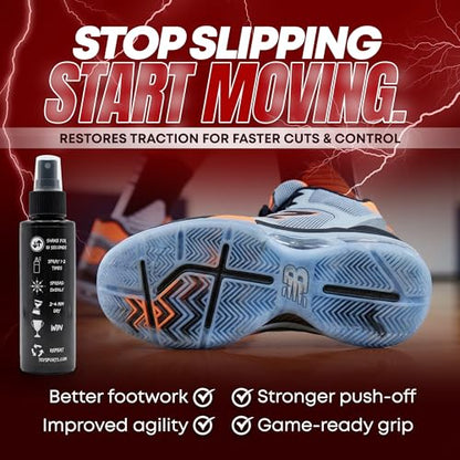Advanced Grip Spray Elite Sticky Spray for Football Gloves, Basketball Shoes, Golf & Baseball Pro Bat Tack & Stick Grip for Max Traction Long-Lasting Pine Tar Alternative 4 OZ