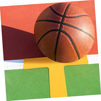 BESPORTBLE Shaped Stadium Landmark Pads Durable Outdoor Football Basketball Training Markers High Grade Pe Material