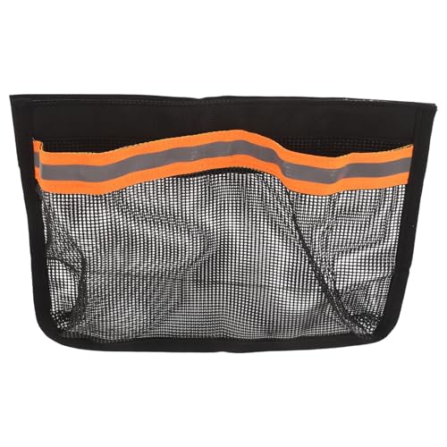 Ping Pong Paddle Ball Holder: Under Table Tennis Racket Storage Case with Mesh Bag & Adjustable Straps, Easy Install Hanging Rack Organizer for Paddles and Balls