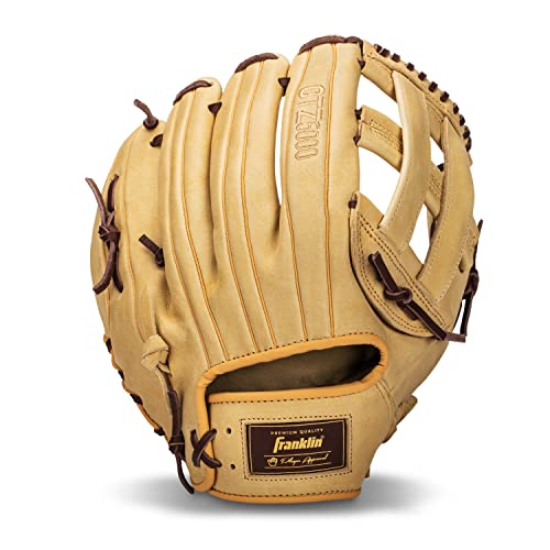 Franklin Sports CTZ5000 Baseball Gloves - Adult + Youth Fielding Gloves + Catcher's Mitts - Multiple Styles + Colors - color: Camel/Brown, size: 13" - H-Web