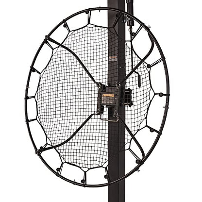 Silverback Multi-Sport Training Rebound Passback Net - Basketball Rebounder - Multisport Rebounder,Black