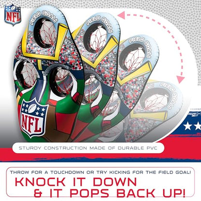Franklin Sports Inflatable Target Toss Game - Kids Mini Throwing Game Set - Portable Indoor + Outdoor Toy Target - style: Football