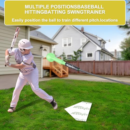 Baseball Hitting Trainer,Baseball Training Equipment, Baseball Batting Practice Equipment Baseball and Softball Hitting Stick - style: Baseball & Softball Swing Trainer