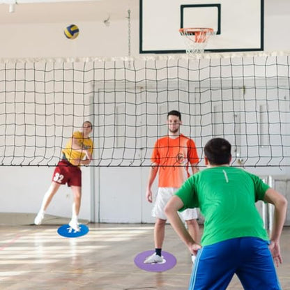 UNICRAFTALE 1 Sets TPE Sports Spot Markers Number 1~24 Anti-Slip Round Spot Markers Floor Spots, Flat Filed Dots for Agility Drills Basketball Football Training Sport Activities and Exercise