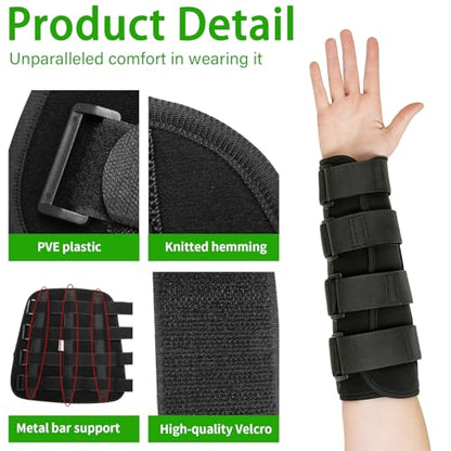 Straight Arm Golf Swing Trainer, Adjustable Tension Elbow Brace with Three Metal Stays for Lead Arm Correction, Golfers Practice Training Aid Perfect for Beginners＆Seasoned Players