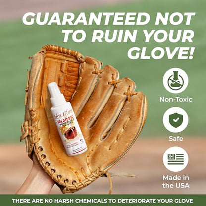 Hot Glove Break-in Kit Glove Care Management System - Break in Kit for Baseball and Softball Gloves