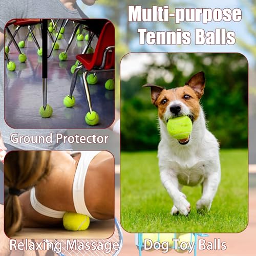 Magicorange Tennis Balls,Advanced Training Tennis Balls Practice Ball, Pet Dog Playing Balls,Good for Beginner Training Ball