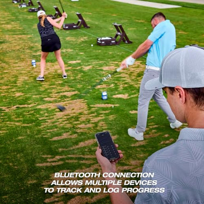 swing speed radar - Golf Training Tool - Accurate Club Speed Measurement 20-200 MPH - Portable Doppler Radar for Distance & Consistency Training - US Made