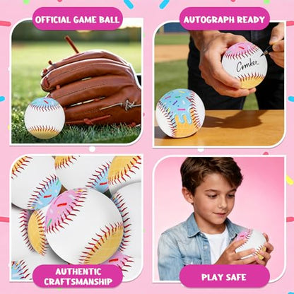 Baseballs PVC 9in Practice Baseball for Training Hitting Lifestyle Decor Ideal Personalized Inspired Gifts for Players Coaches Moms