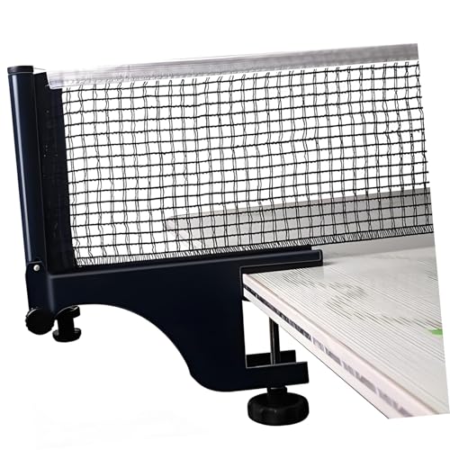 LIOOBO Table Tennis Replacement Net Durable Pong Net with Tightly Woven Mesh for School and Gym Use Quick Setup and Sleek Black Design Standard