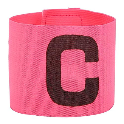 Football Captain Armband, Pack of 10 Nylon Running Exercise Football Header Game Brassard Armband Elastic Paste Winding C Word Armband for Sport Trend Hiking Mountaineering