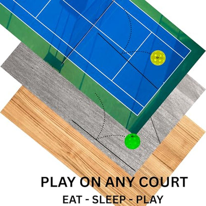 STANY LED Pickleball Balls –Ultra Visible for Nighttime Play, Glow in The Dark, 40 Hole, Indoor/Outdoor, Consistent Bounce, USAPA Official Size, Gift Ready Box, 6 Pack + 3 Replacement Batteries