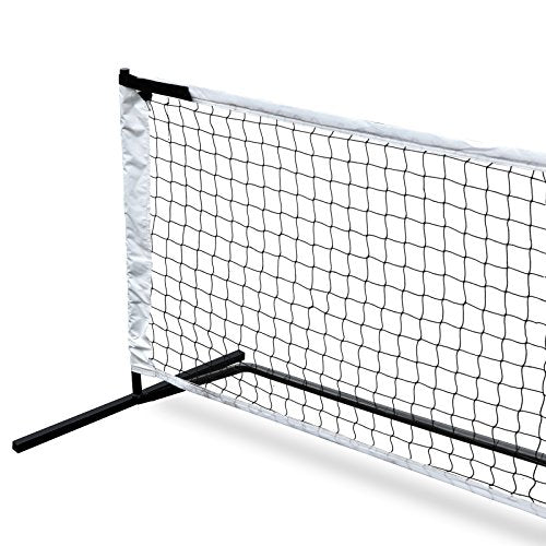 HomGarden Portable Pickleball Tennis Net Set System Metal Frame Stand W/Carrying Bag - Pickle Ball Net Outdoor Game Set