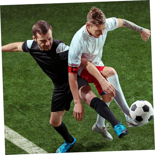 NOLITOY Soccer Captain Armband Football Bands for Adult Youth, Adjustable Soccer Rugby Basketball Player Bands 5. 31 Inch - color: Red