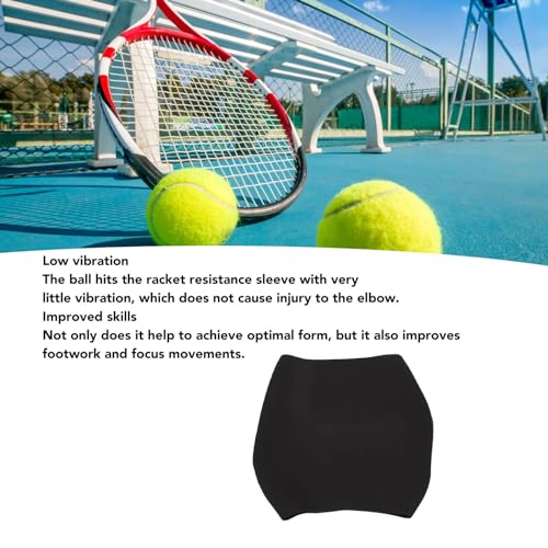 Alomejor Tennis Racket Cover, protects racket swing training exerciser enhances skills Tennis Swing Trainer for beginners juniors advanced players practice travel competition