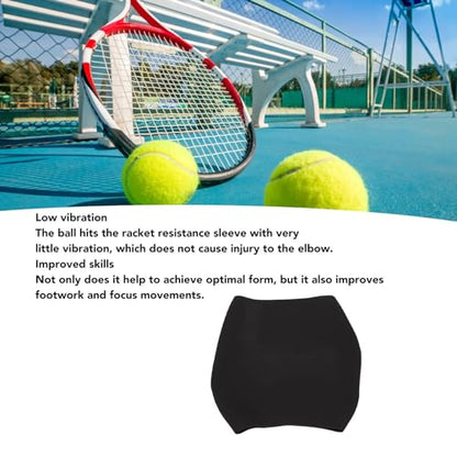 Alomejor Tennis Racket Cover, protects racket swing training exerciser enhances skills Tennis Swing Trainer for beginners juniors advanced players practice travel competition