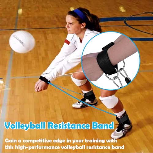 Volleyball Passing Trainer with Resistance Bands – Volleyball Passing Bands & Arm Bands Set for Volleyball Practice, Agility, Serving, Arm Swing & Pass Training