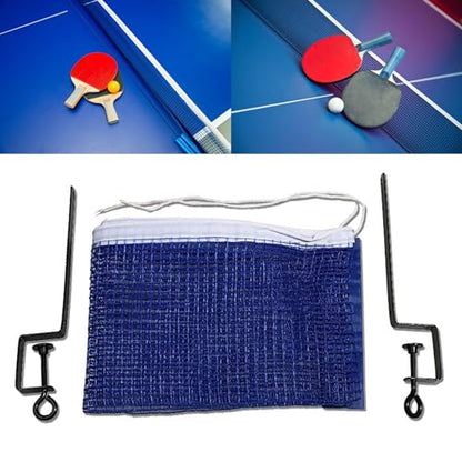 Simple PingPong Net Replacement PingPong Practices Net Table Tennis Net with Metal Bracket Table Tennis Accessorys
