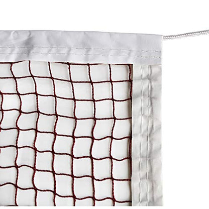 Badminton Tournament Net with Rope Cable 20 FT x 2.5 FT