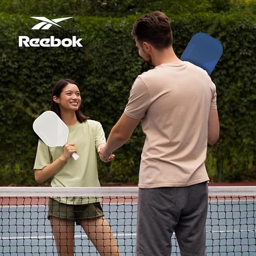 Reebok - Pickleball Set for 2 Players, Includes 2 Paddles with Cushion Grip and 2 Light-Up Balls, Perfect for Night Play, Durable, Engineered for Sports Enthusiasts