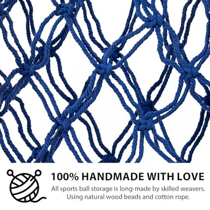 Ball Storage Net,Organizer Net for Basketball,Volleyball,Football,Sport Equipment Storage Hanging Hammock,Garage Ball Storage Net,Sports Ball Storage,Toy Net.