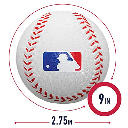 Franklin Sports MLB Adjust-A-Hit T-Ball Set Blue/Red, 5-18 Years Includes Tee, Ball, & Bat