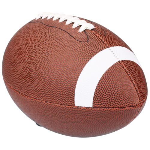 Official & Junior Size Football, PU Leather American Football with Deep Pebble Grip, Training Football with Pump for Practice & Game Play - size: Official Size (Ages14+)