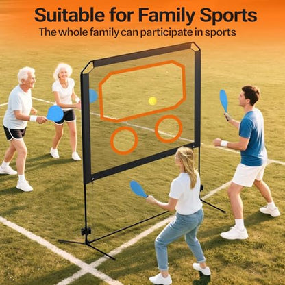Pickleball Yard Game Set - Indoor & Outdoor Play Fun and Friendly Backyard Activities for Adults and Family,Easy Assembly
