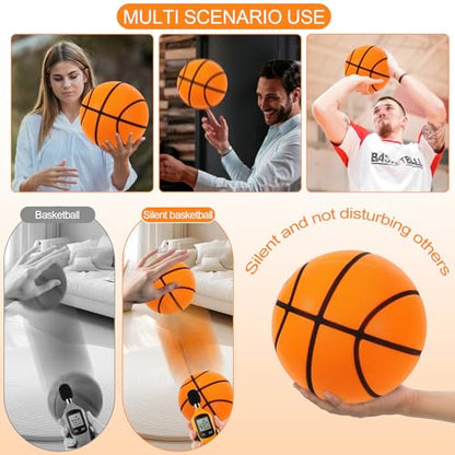 TXP Silent Basketball, 2025 Silent Foam Basketball, Quiet Indoor Training Foam Ball, Indoor, Quiet Bounce Basketballs No Noise No Sound Basketballs - size: 21